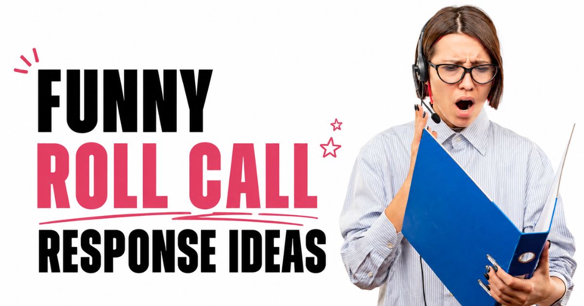Funny Roll Call Response Ideas for Class and Work Life
