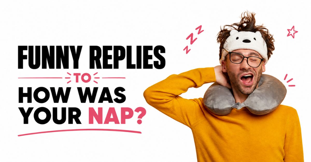 Funny Replies to How Was Your Nap?