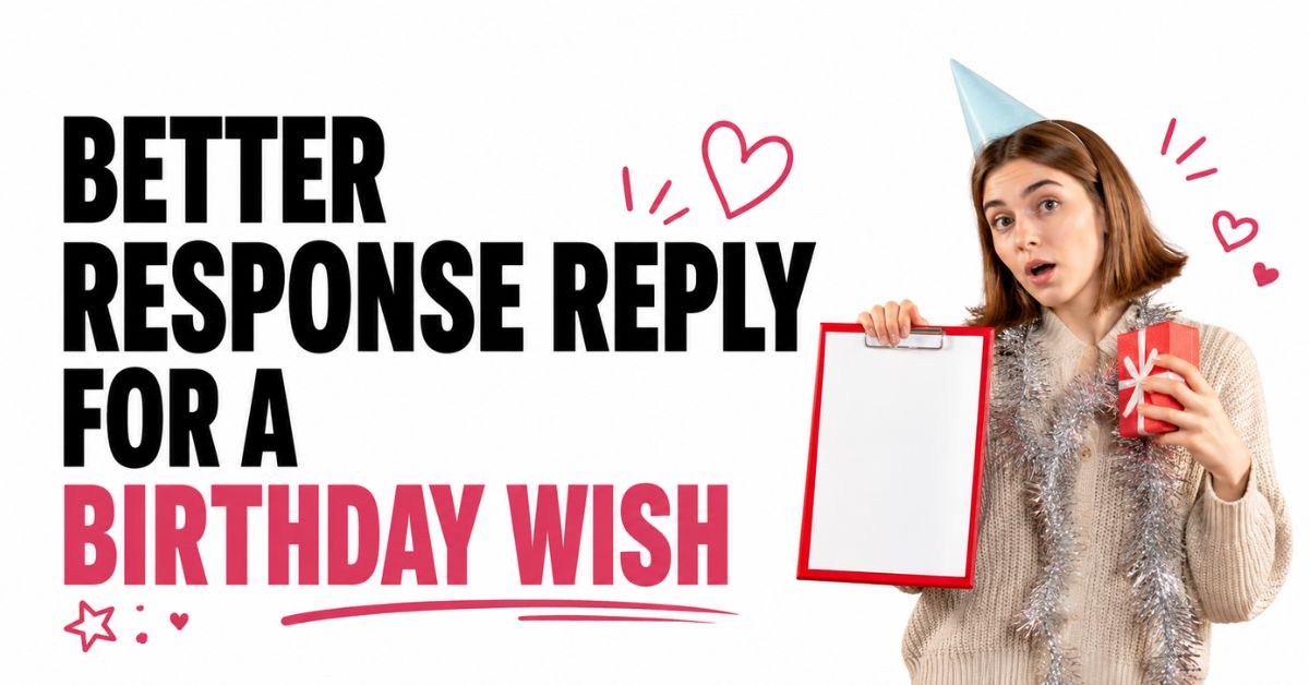 Better Response Reply for a Birthday Wish: 30+ Ideas