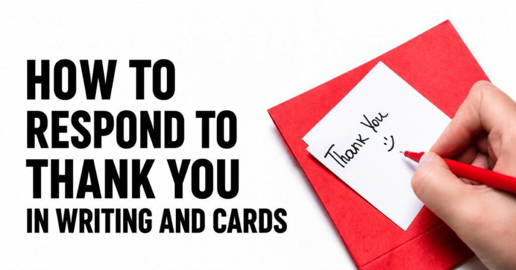 how to respond to thank you
