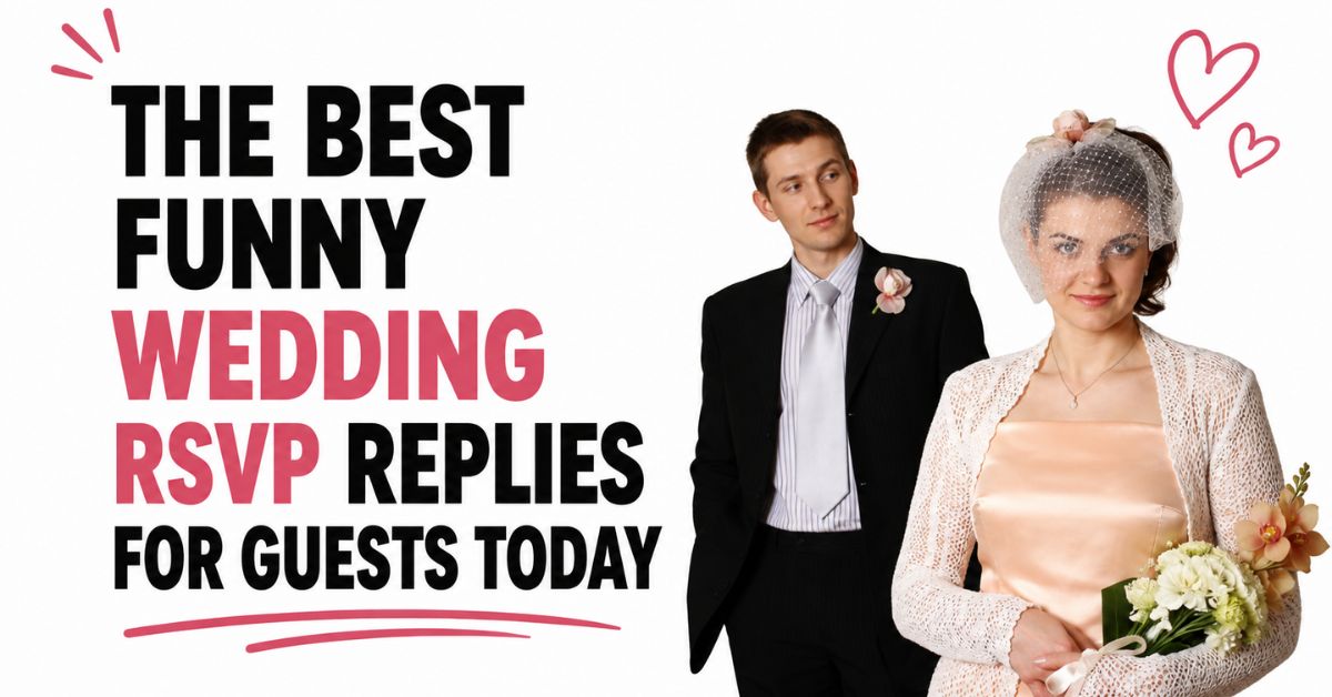 The Best Funny Wedding RSVP Replies for Guests Today