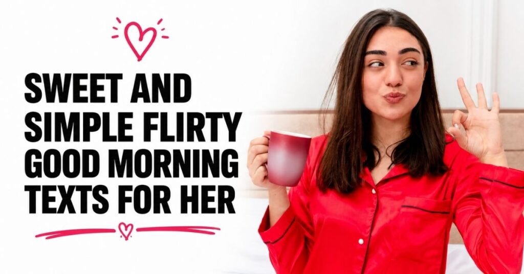 flirty good morning texts for her