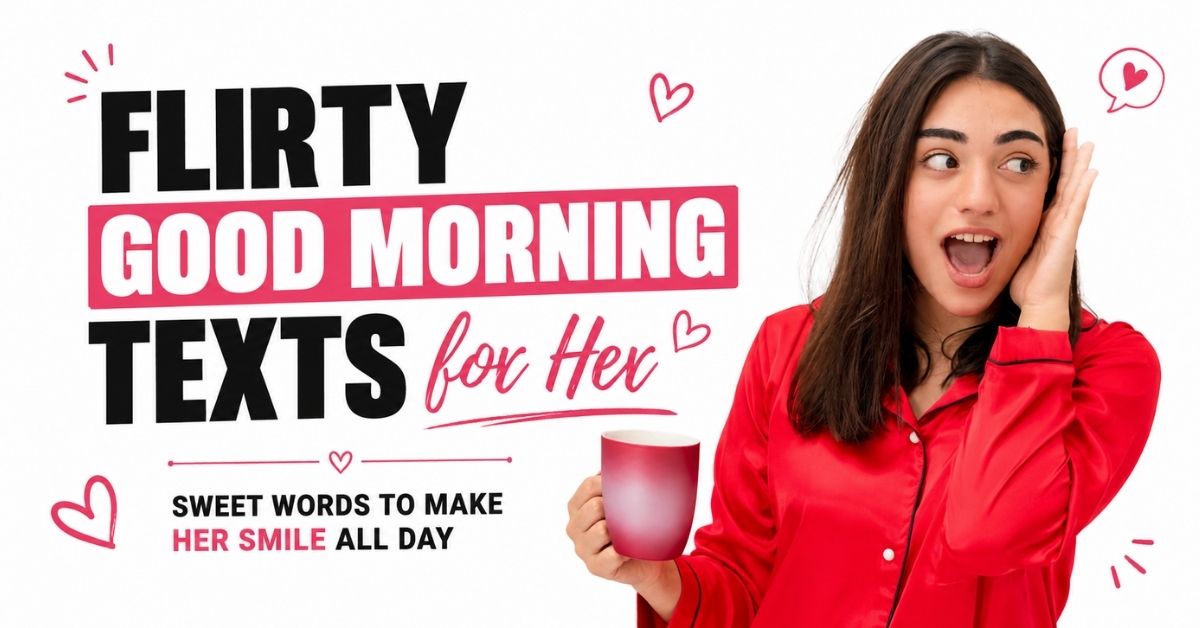 Flirty Good Morning Texts for Her That Melt Her Heart