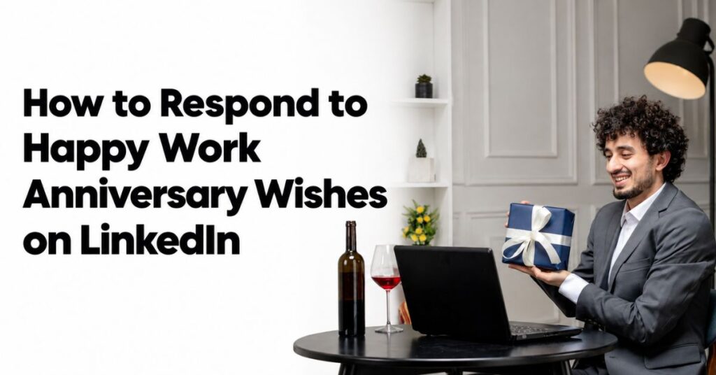 how to respond to happy work anniversary