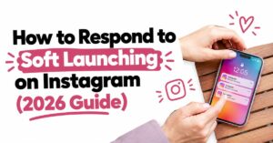 how to respond to soft launching on instagram