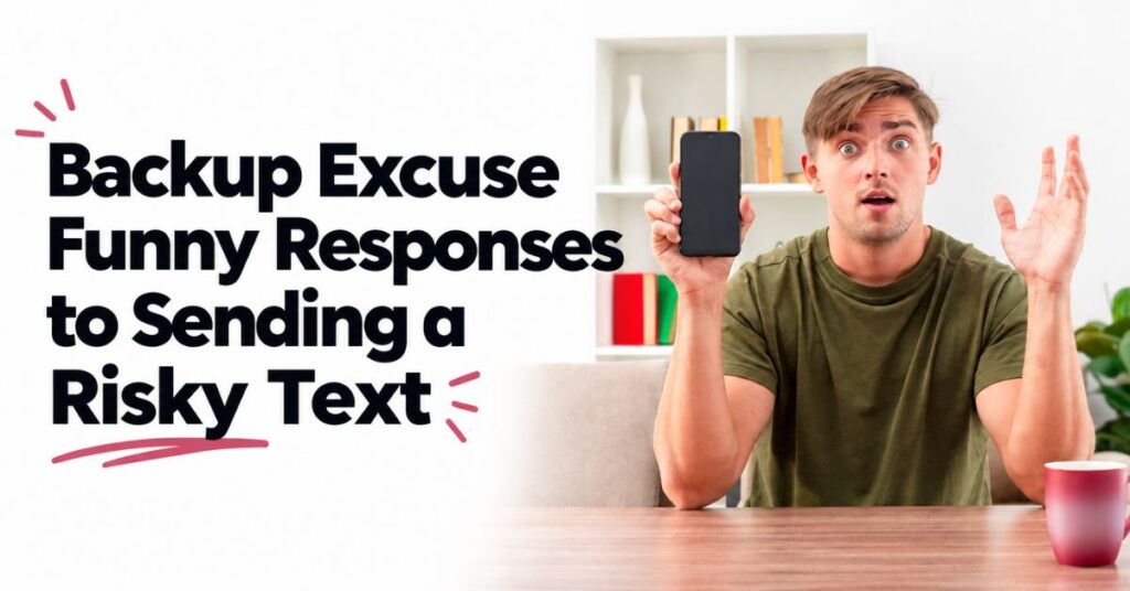 funny responses to sending a risky text
