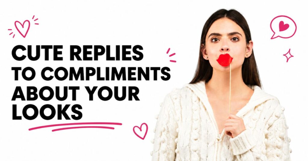 cute replies to compliments 