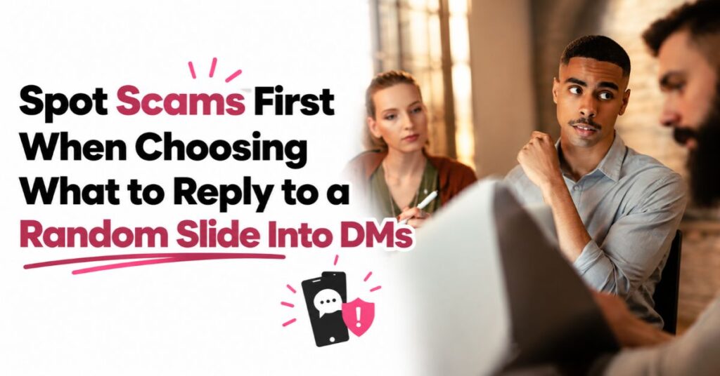 what to reply to a random slide into DMs